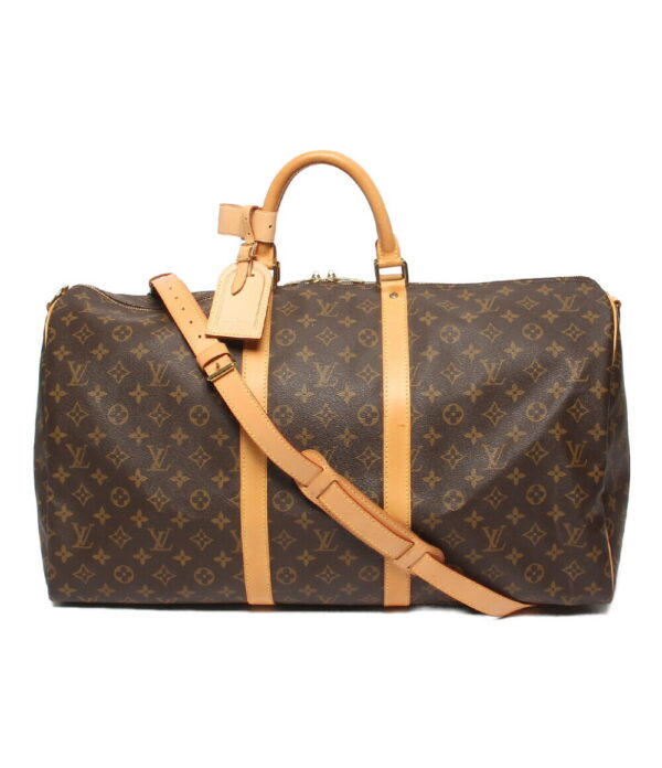 a154985011 1 Louis Vuitton Keepall Bandouliere 55 Bag Monogram