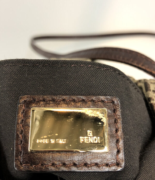 a162314001 4 Fendi Zucchino Shoulder Bag