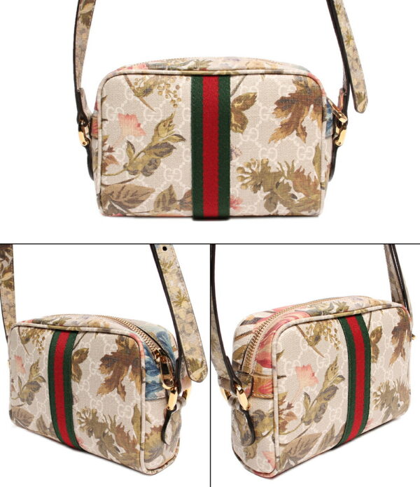 a163171008 2 Gucci Ophidia GG Flora Mini Shoulder Bag