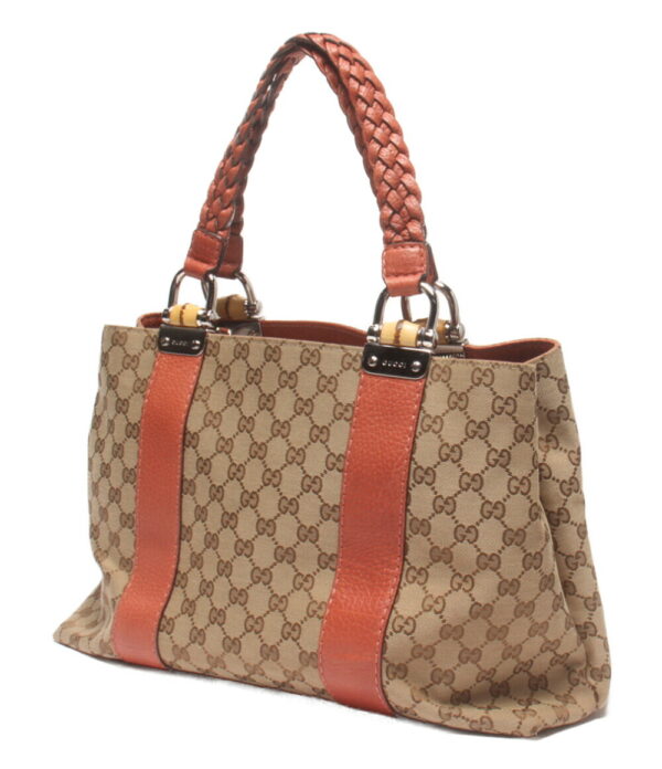 a164436020 2 Gucci Bamboo GG Tote Bag