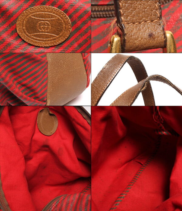 a164671004 7 Gucci Red Green Stripe Bag