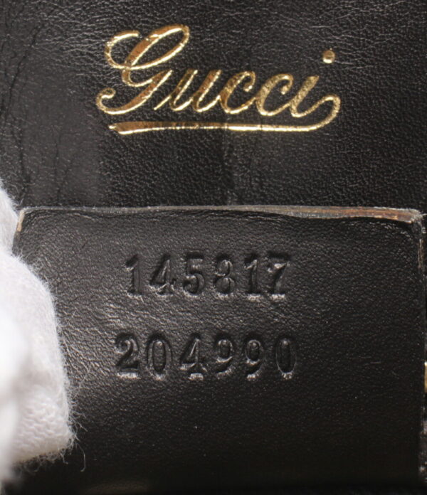 a166391001 4 Gucci Jackie Leather Handbag Black