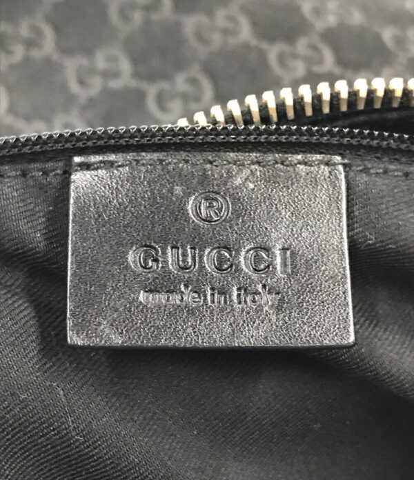 a166530007 4 Gucci Leather Shoulder Bag Black