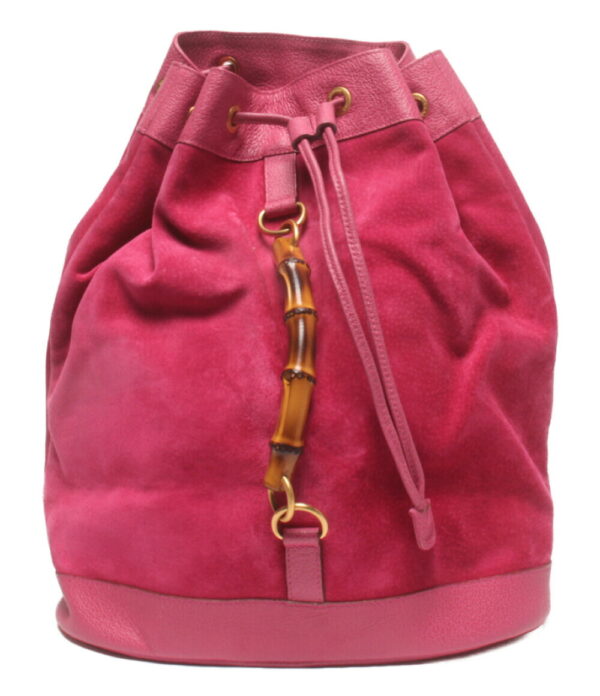 a168942007 1 Gucci Backpack Bamboo Leather