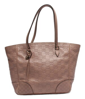 a171033095 1 Bottega Veneta Pale Nappa Ayers Tote Bag Pink Leather