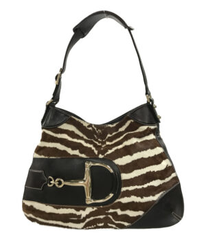 a171804001 1 Fendi Zucca Pattern Bucket Shoulder Bag