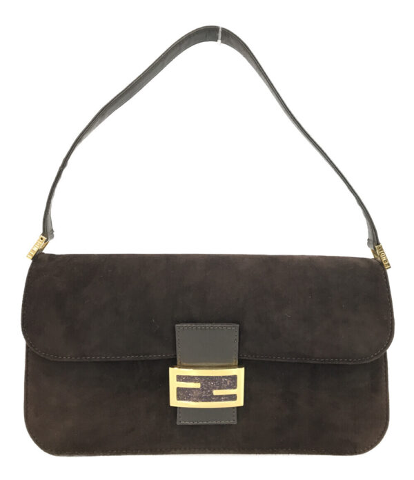 a177203001 1 Fendi Suede Handbag