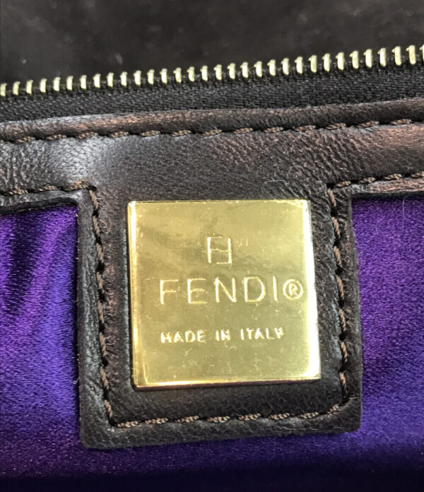 a177203001 4 Fendi Suede Handbag