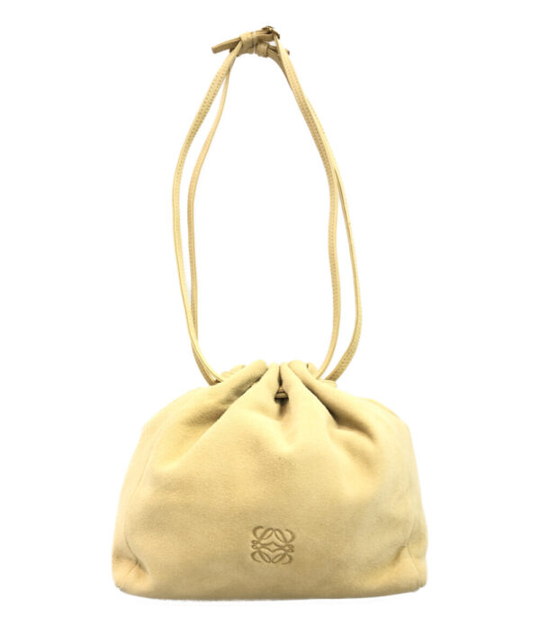 a177828003 1 Loewe Suede Mini Drawstring Handbag