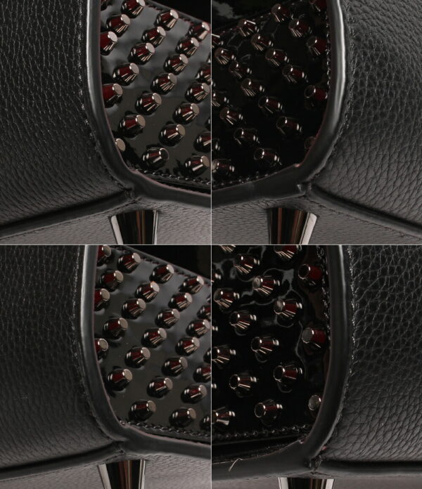 a178356002 5 Christian Louboutin Studded Leather Tote Bag Bicolor