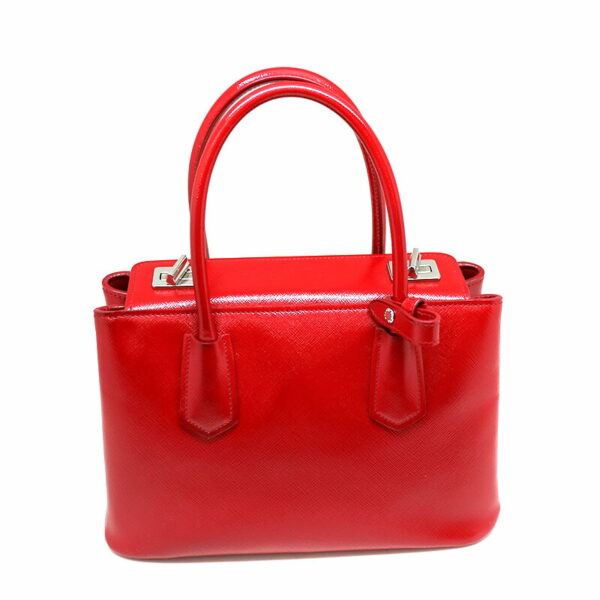 a21 1122 3 Prada 2WAY Bag Red Patent Leather