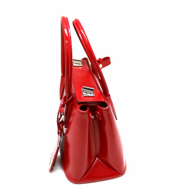 a21 1122 4 Prada 2WAY Bag Red Patent Leather