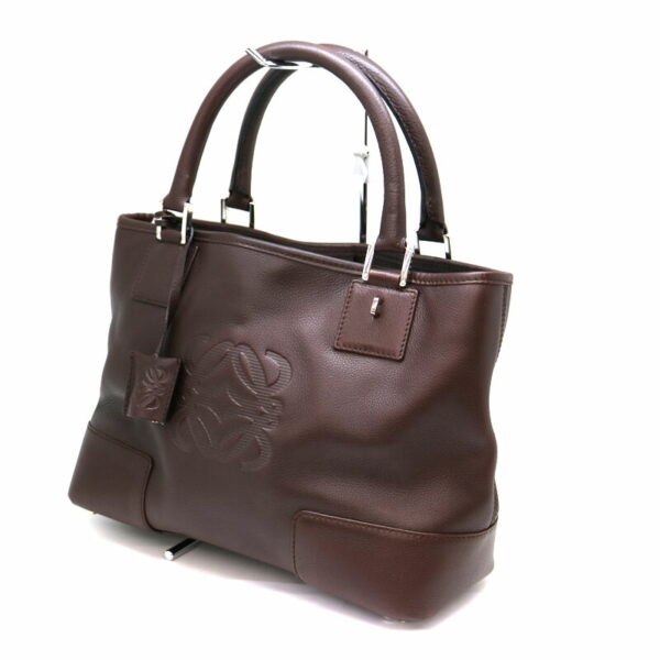 a21 2216 1 Loewe Justa Amazona Handbag Leather Bordeaux