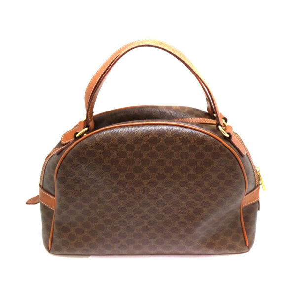 a21 3239 3 Celine Macadam Leather Handbag Brown