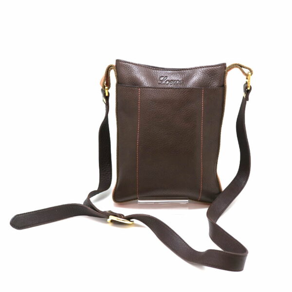 a21 3341 2 Loewe Leather Shoulder Bag Brown