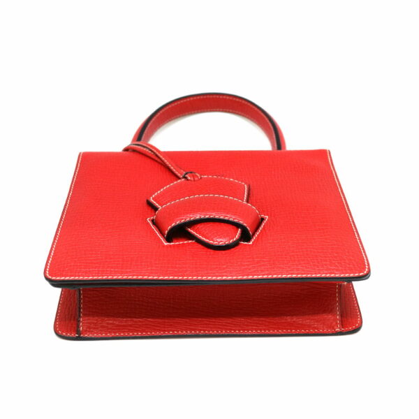 a21 3568 6 Loewe Barcelona Handbag Leather Red