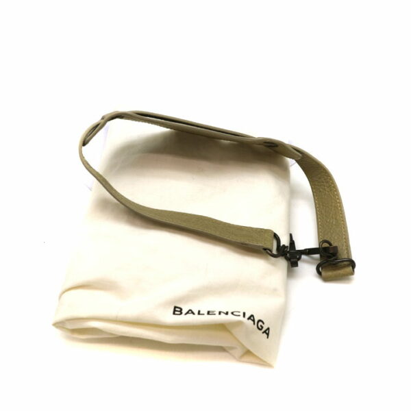 a21 3953 12 Balenciaga The City Leather 2WAY Bag Beige