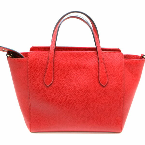 a21 5640 3 Gucci 2WAY Bag Leather Red