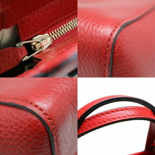 a21 5640 7 Gucci 2WAY Bag Leather Red