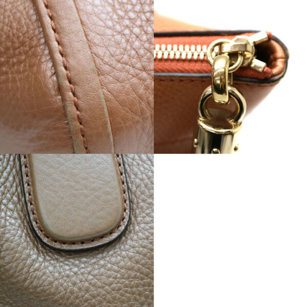 a21 5641 8 Gucci Tote Bag Leather Beige