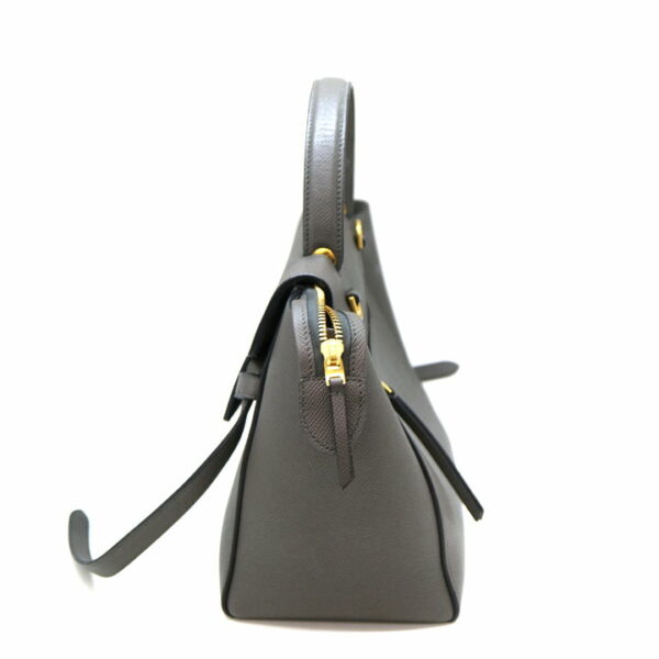 a21 5692 4 Celine Belt Leather Micro Bag Gray