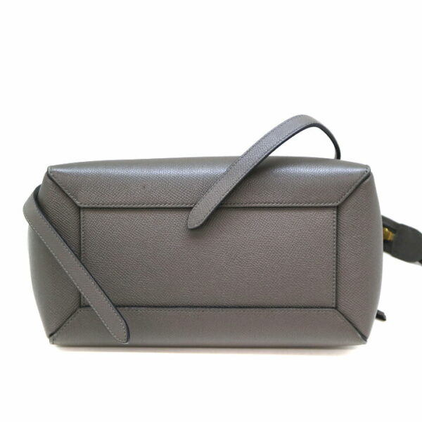 a21 5692 6 Celine Belt Leather Micro Bag Gray