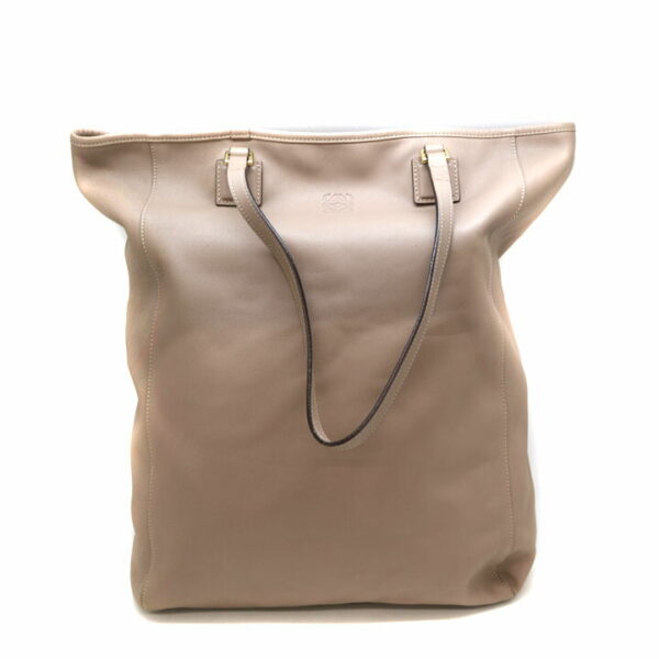 a21 5727 2 Loewe Leather Tote Bag Pink Beige