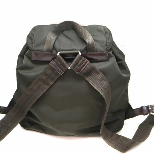 a21 7500 3 Prada Backpack Rucksack Green Nylon