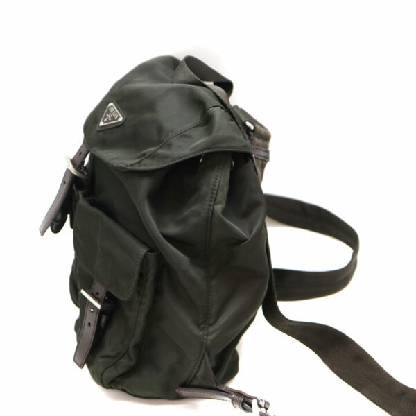 a21 7500 4 Prada Backpack Rucksack Green Nylon