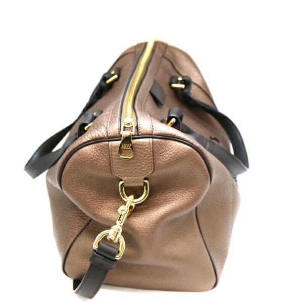 a21 8416 5 Loewe Fusta 31 2WAY Leather Handbag Brown