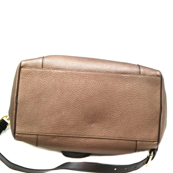 a21 8416 6 Loewe Fusta 31 2WAY Leather Handbag Brown