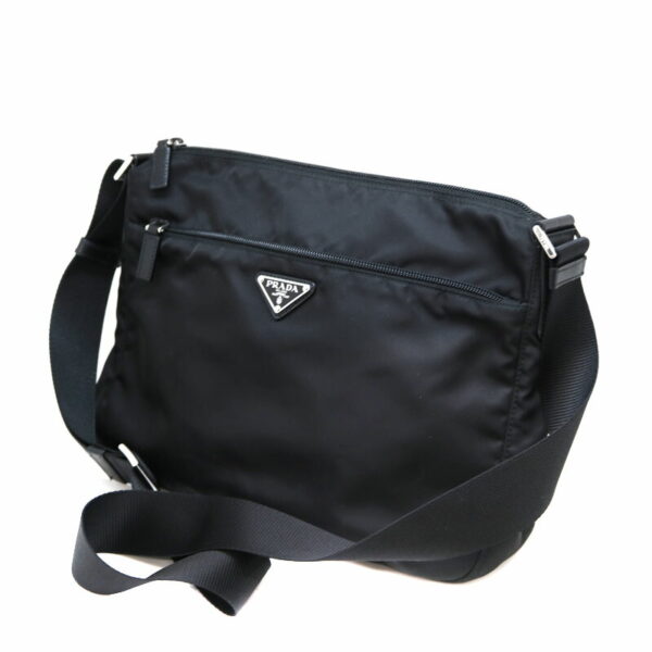 a22 1257 1 Prada Messenger Bag Nylon Black