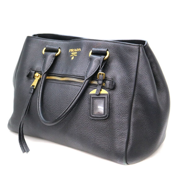 a22 1589 1 Prada 2WAY Bag Handbag Leather Black