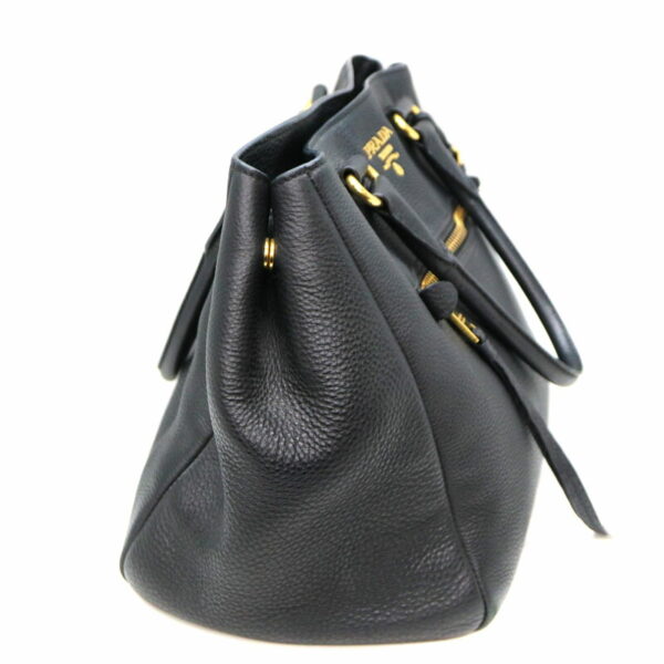 a22 1589 5 Prada 2WAY Bag Handbag Leather Black