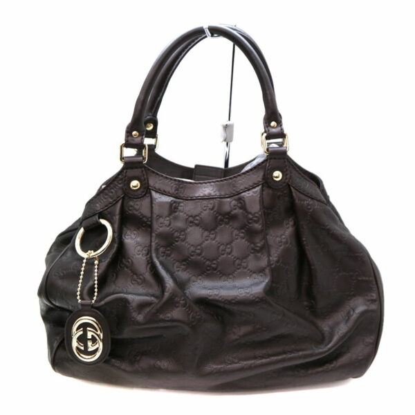 a22 2274 2 Gucci Handbag Leather Brown