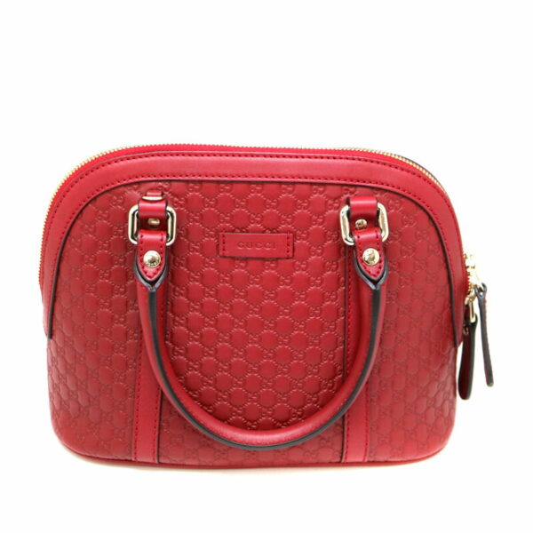 a22 2980 2 Gucci 2WAY Handbag Leather Red