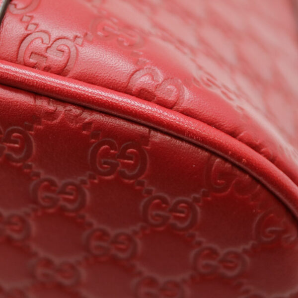 a22 2980 7 Gucci 2WAY Handbag Leather Red