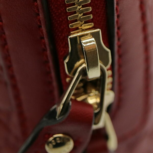 a22 2980 9 Gucci 2WAY Handbag Leather Red