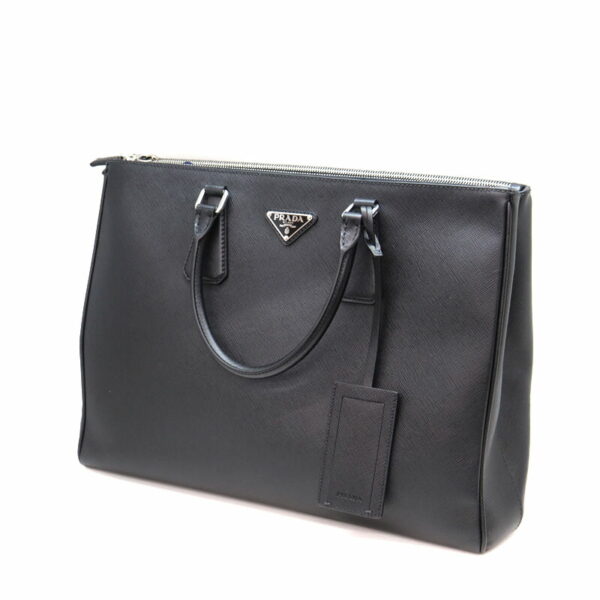 a22 3623 1 Prada 2WAY Bag Shoulder Bag Handbag Business Bag Leather Black