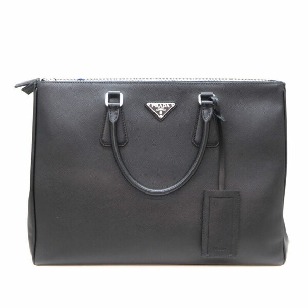 a22 3623 2 Prada 2WAY Bag Shoulder Bag Handbag Business Bag Leather Black