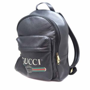 a22 4610 1 Gucci Bamboo Shoulder Bag Leather Black