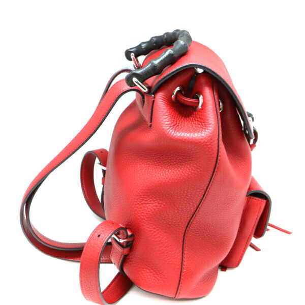 a22 5399 5 Gucci Rucksack Leather Red