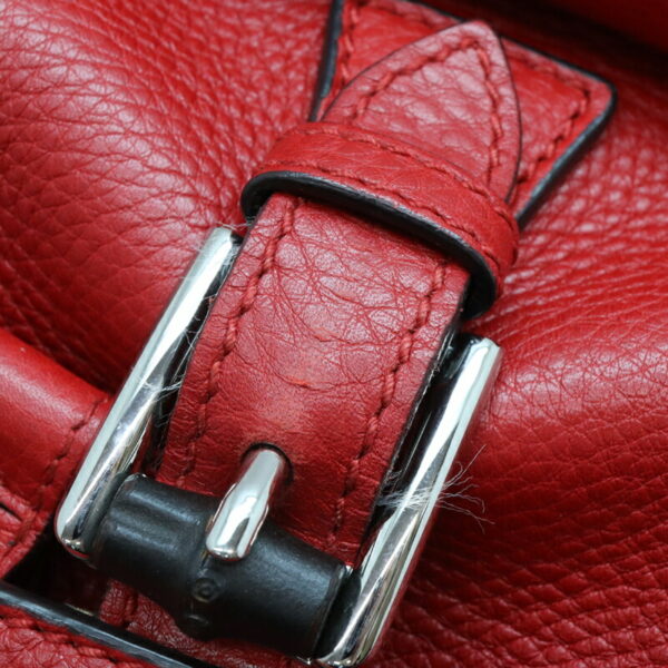 a22 5399 9 Gucci Rucksack Leather Red