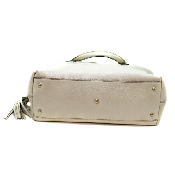 a22 5521 5 Gucci Tote Bag Leather White