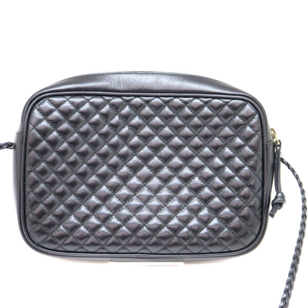 a22 6850 3 Gucci Shoulder Bag Leather Black