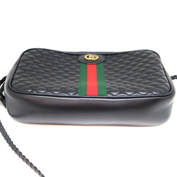 a22 6850 6 Gucci Shoulder Bag Leather Black