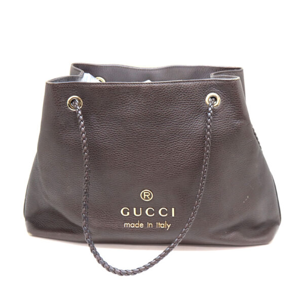 a22 7107 2 Gucci Shoulder Bag Leather Brown