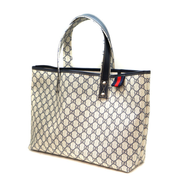 a22 8016 1 Gucci Tote Bag Brown Beige Black