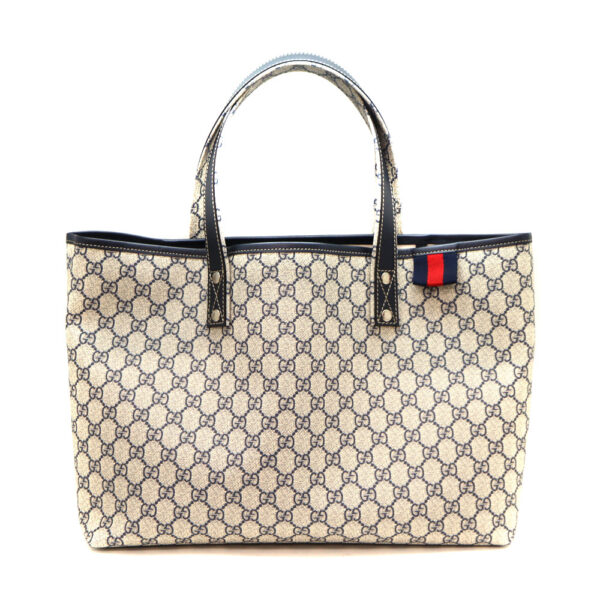 a22 8016 2 Gucci Tote Bag Brown Beige Black