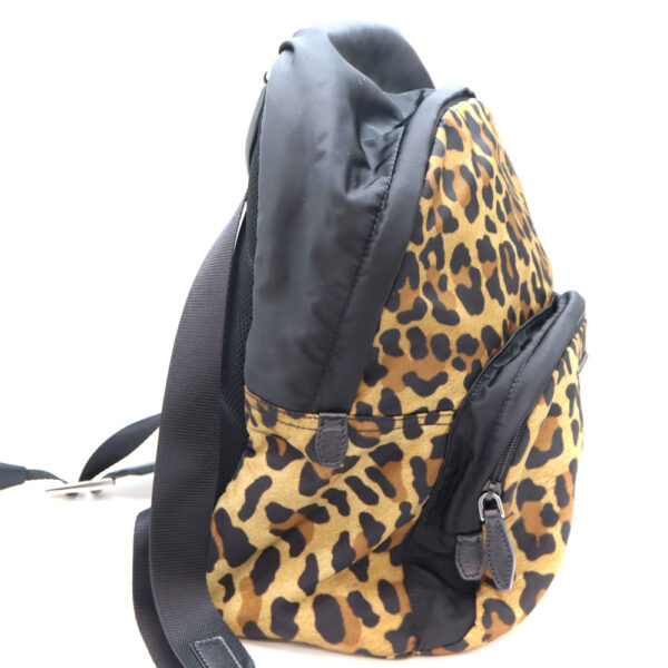 a22 9475 4 Prada Backpack Rucksack Black Beige Nylon